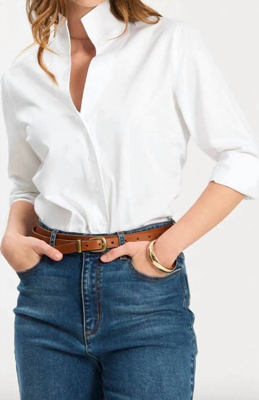 NEW TYLER BOE natalie cotton top in white